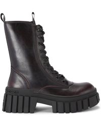 KG by Kurt Geiger - Tegan Lace Up Boots - Lyst