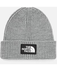 The North Face - Logo Box Beanie Hat - Lyst