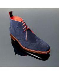 Jeffery West - Page 'worship' Piped Wing Tip Chukka Leather - Lyst