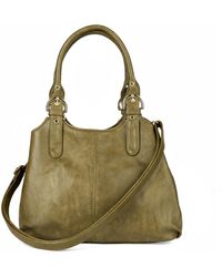 Woodland Leathers - Handbag Multi Pocket Tote Shoulder Bag - Lyst