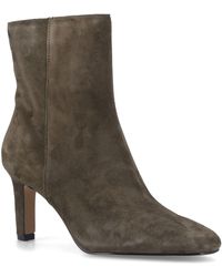 Dune - Ovation Suede Heeled Ankle Boots - Lyst