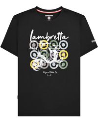 Lambretta - Scooter Brand Big & Tall T-Shirt Cotton - Lyst