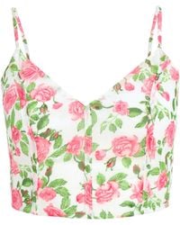 Quiz - Chiffon Crop Top - Lyst
