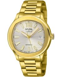 Gevril - Stuyvesant 316L Stainless Steel Ipyg Case, Cool Dial, Bracelet Watch - Lyst