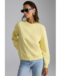 Grimelange - Oversized Ribbed Crew Neck Sweatshirt - Lyst