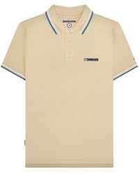 Lambretta - Ss25 Twin Tip Polo Shirt (Wood Ash) - Lyst