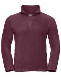 Russell - Zip Neck Outdoor Fleece Top - Lyst