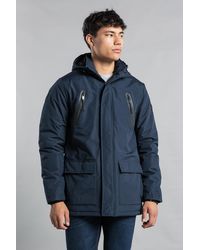 Tokyo Laundry - Hooded Padded Jacket With Microfleece Lining - Lyst