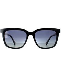 Guess - Square Shiny Smoke Polarized Gu00050 - Lyst