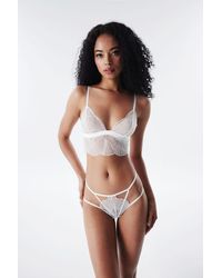 Penti - Embroidered Lace Bralette - Lyst