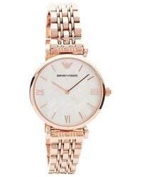 Emporio Armani - Ar11110 Plated Bracelet Watch - Lyst
