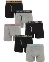 Tokyo Laundry - Cotton 6-Pack Boxers - Lyst