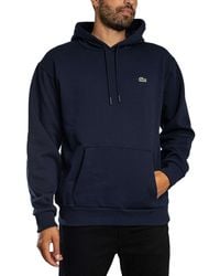 Lacoste - Logo Pullover Hoodie - Lyst