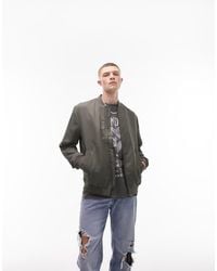 TOPMAN - Lightweight Bomber - Lyst