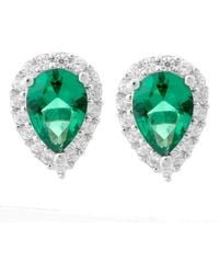 Orphelia - 'Enora' 925 Sterling Stud Earrings - Lyst