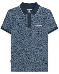 Lambretta - Paisley Tonal Big & Tall Polo Shirt /Dusky) Cotton - Lyst