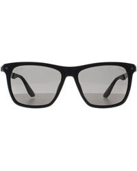 BMW - Square Matte Smoke Polarized Bw0002-H Sunglasses - Lyst