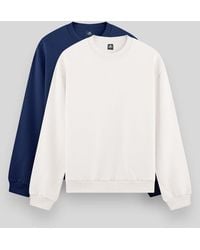TOMMY LIFE - Plain Crew Neck Sweatshirt - Lyst