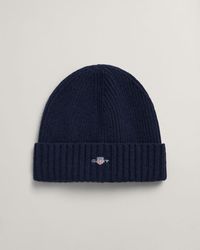 GANT - Shield Wool Beanie - Lyst