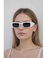 SVNX - Chunky Rectangle Sunglasses With Extra Wide Arms - Lyst