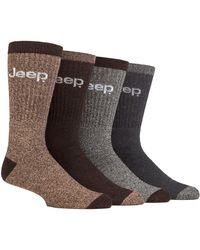 Jeep - 4 Pack Recycled Cotton Boot Socks - Lyst