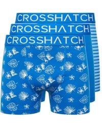 Crosshatch - Hovland Boxer Shorts (Pack Of 3) (Directoire) - Lyst