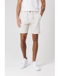 Tokyo Laundry - Cotton Linen Shorts With Drawstrings - Lyst