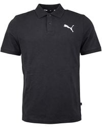PUMA - Essential Pique Polo Shirt Cotton - Lyst