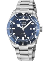 Gevril - Yorkville 316L Ss Case, Ring, Sunray Dial, Stainless Steel Satin Bracelet - Lyst