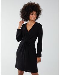 Blue Vanilla - Lurex Tie Back Dress - Lyst