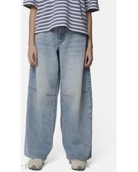 Good For Nothing - Baggy Fit Denim Jean With Monogram Stitching - Lyst