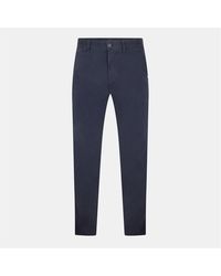 BOSS - Crigan3 Solid Patterned Straight Chinos - Lyst