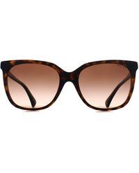 Ralph Lauren - Ralph By Lauren Square Dark Havana On Transparent Gradient Ra5343U - Lyst