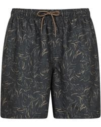 Mountain Warehouse - 'Aruba' Printed Swim Shorts Drawstring Quick Drying Swimming Trunks - Lyst