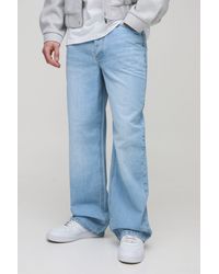 BoohooMAN - Tall Relaxed Rigid Jeans - Lyst