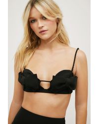 Nasty Gal - Premium Bead Embellished Bow Detail Bralette - Lyst