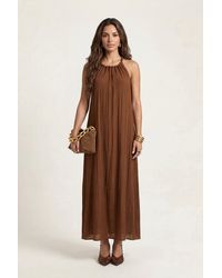 Urban Bliss - Braided Neck Trim Maxi Dress - Lyst