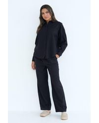 Urban Bliss - Linen Blend Wide Leg Trouser - Lyst