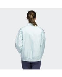 adidas Originals Long Bomber Jacket in Green Lyst UK
