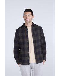 Mountain Warehouse - 'Cove' Check Flannel Shirt Cotton Buttoned Breathable Top - Lyst