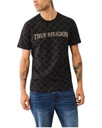 TRUE RELIGION - 700157 T Shirts Crew Neck Short Sleeve Summer Soft Cotton Tee - Lyst