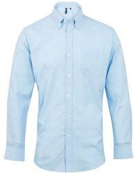 PREMIER - Signature Oxford Long-Sleeved Shirt (Light) - Lyst