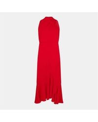 Ted Baker - Neck Tie Midi Dress - Lyst