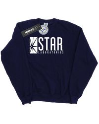 Dc Comics - Ladies The Flash Star Labs Sweatshirt - Lyst