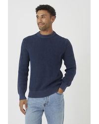 Brave Soul - Acid Wash Crew Neck Knitted Jumper - Lyst