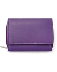 Woodland Leathers - Genuine Leather Rfid Wallet With Card & Coin Pocket - Lyst
