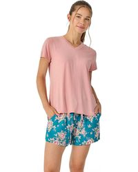 J&j Brothers - Summer Short Sleeve Pyjamas Jjb35 - Lyst