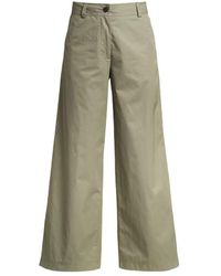 Parajumpers - Amazonas Saliegroene Wijd Uitlopende Broek - Lyst