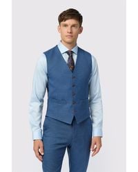 Antique Rogue - Single Breasted Sleeveless Five Button V-Neck Plain Slim Fit Suit Waistcoat - Lyst