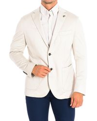 La Martina - Long-Sleeved Blazer With Regular Fit Pmja01-Js238 - Lyst